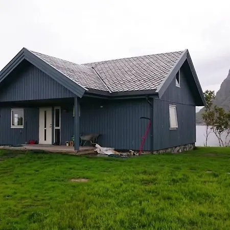 Lofoten Mountains Midnight Sun And Nothern Lights In Holiday home